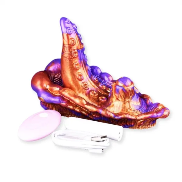 Vibrating Tentacle Grinder Fantasy Silicone Grinding Toy