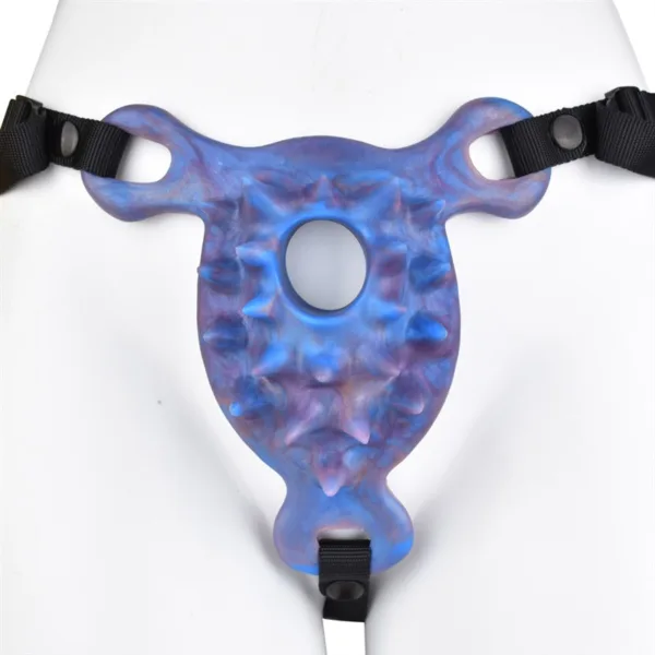 Wearable Sex Grinder with Holes Strap On Silicone Grinding Toy